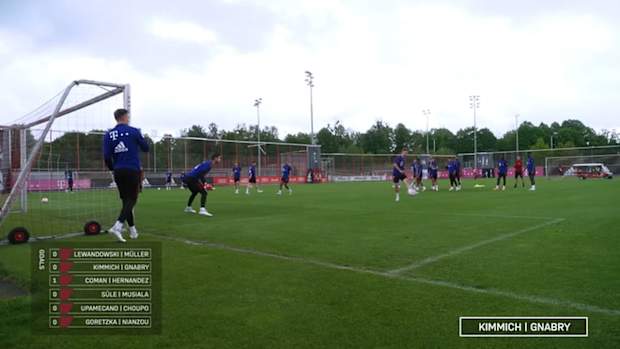 Lewandowski, Müller & Co take part in Bayern's cross challenge